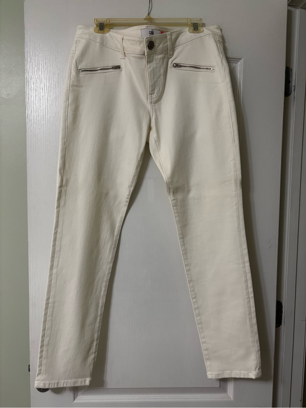 CAbi White Skinny Jeans